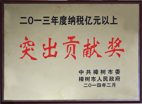 仁和喜獲 “重大納稅貢獻(xiàn)企業(yè)”獎(jiǎng)